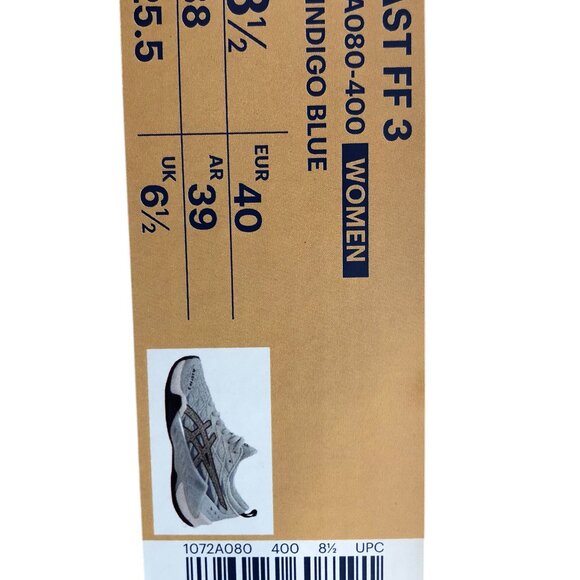 Womens Asics Blast FF 3 Sky/Indigo Blue Court Shoes Size 8.5 1072A080-400 - Picture 7 of 7